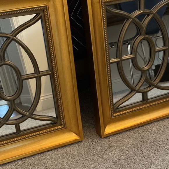 Bombay Wall Decor Set Of Bombay Company Framed Mirrors Poshmark